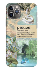 Pisces Zodiac iPhone 11 Pro Hard Case Back Cover by Casekaro