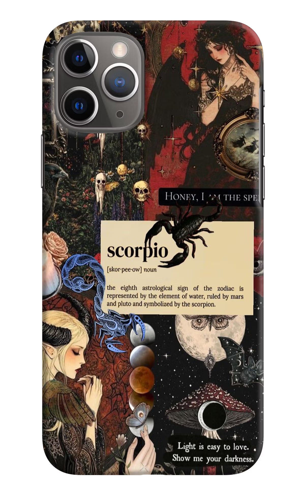 Scorpio Zodiac iPhone 11 Pro Hard Case Back Cover by Casekaro
