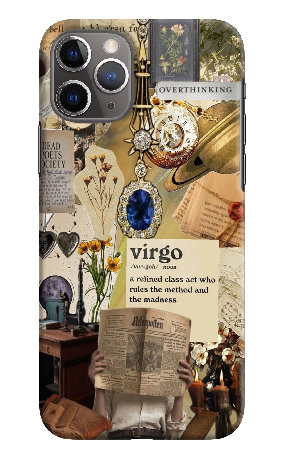 Virgo Zodiac iPhone 11 Pro Hard Case Back Cover by Casekaro