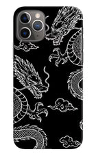 Twin Dragons iPhone 11 Pro Hard Case Back Cover by Casekaro