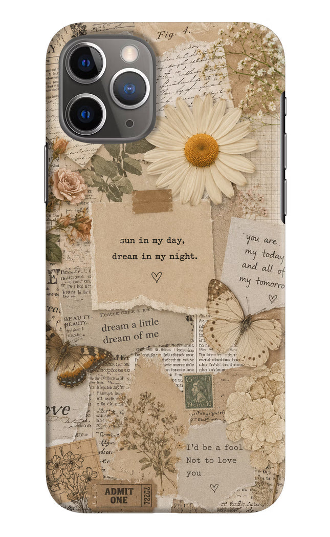 Vintage case iPhone 11 Pro Hard Case Back Cover by Casekaro