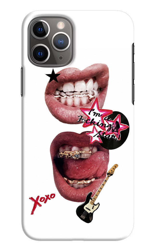 Rockstar iPhone 11 Pro Hard Case Back Cover by Casekaro