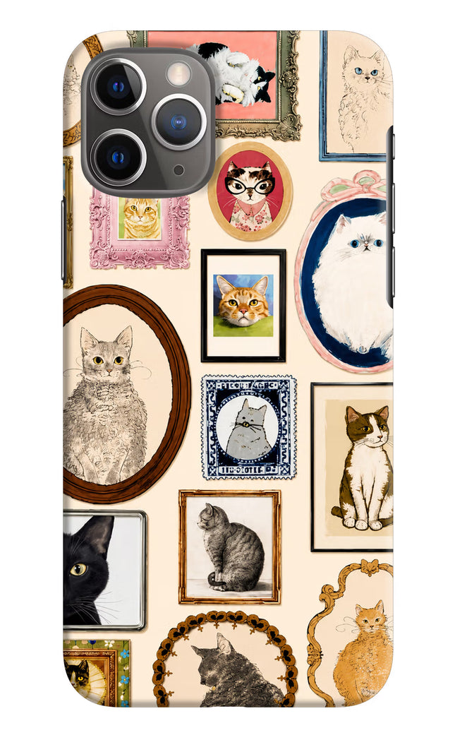Mirror Cats iPhone 11 Pro Hard Case Back Cover by Casekaro