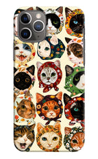 Cool Cat iPhone 11 Pro Hard Case Back Cover by Casekaro