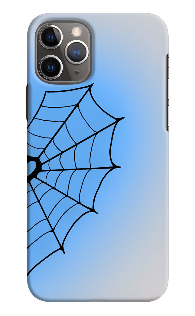 Blue Web iPhone 11 Pro Hard Case Back Cover by Casekaro
