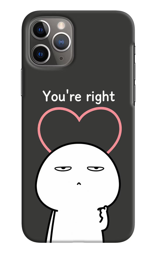You're Right iPhone 11 Pro Hard Case Back Cover by Casekaro