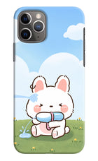 Bunny Treat iPhone 11 Pro Hard Case Back Cover by Casekaro