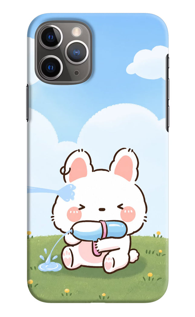 Bunny Treat iPhone 11 Pro Hard Case Back Cover by Casekaro