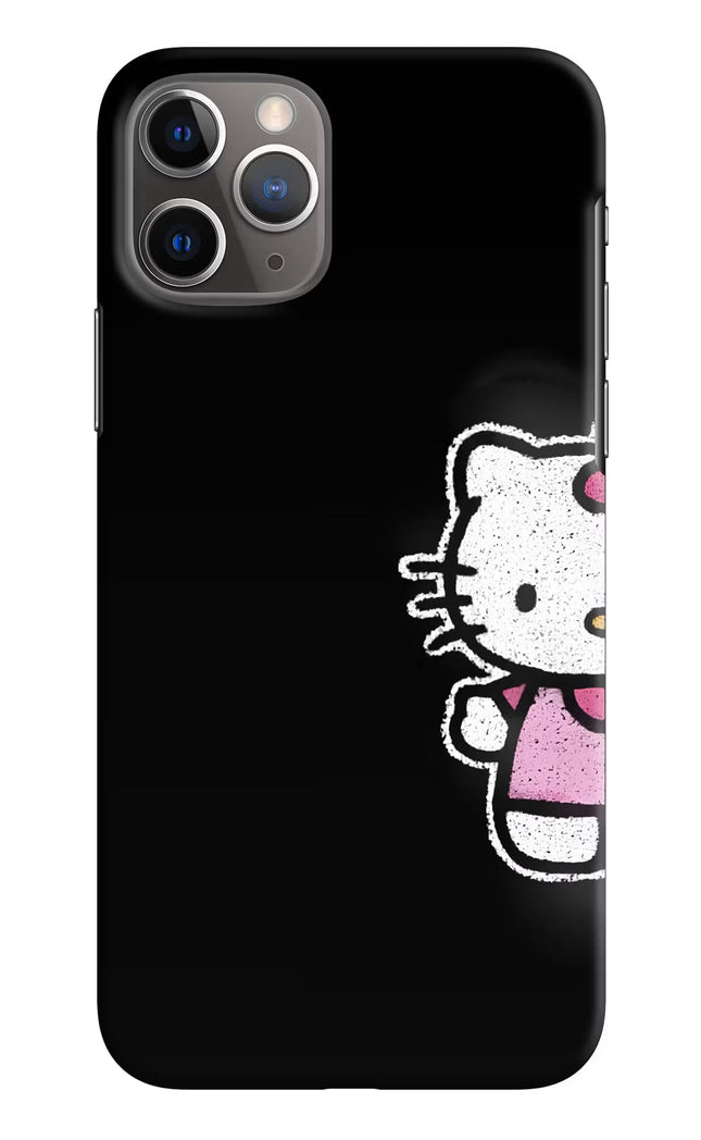 Kitty Charm iPhone 11 Pro Hard Case Back Cover by Casekaro