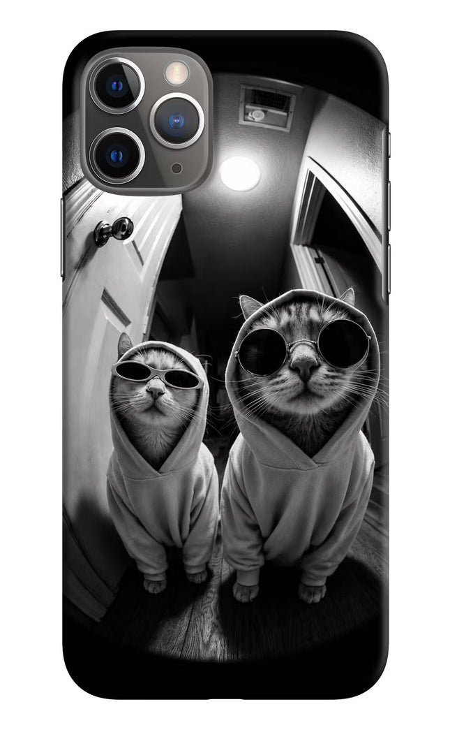 Hood Cats iPhone 11 Pro Hard Case Back Cover by Casekaro