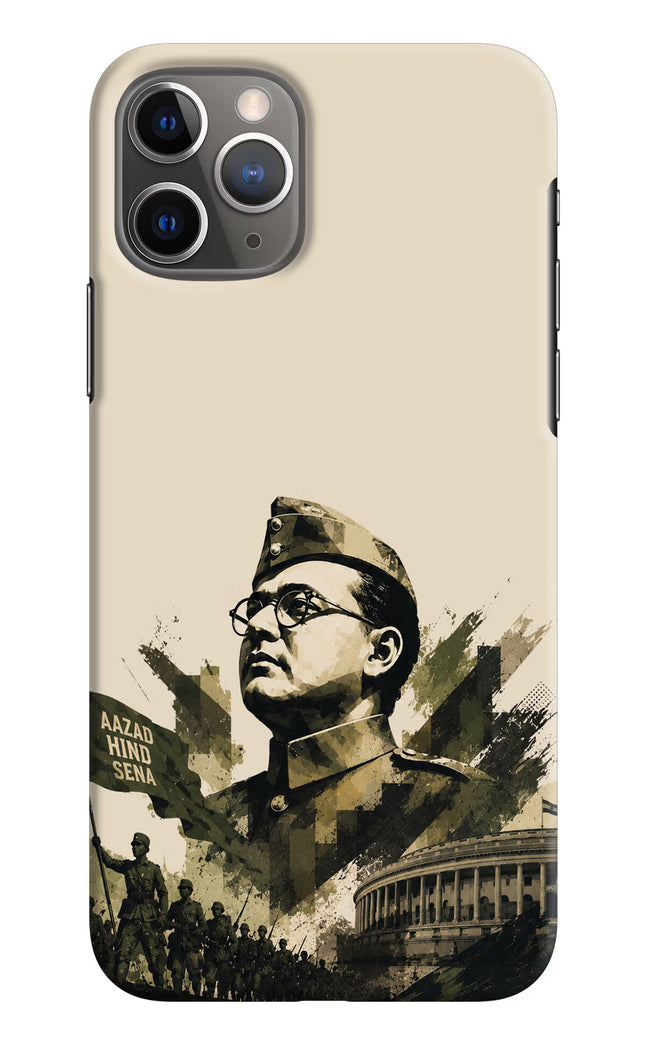 Netaji Rising iPhone 11 Pro Hard Case Back Cover by Casekaro