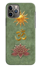Om & Lotus iPhone 11 Pro Back Cover