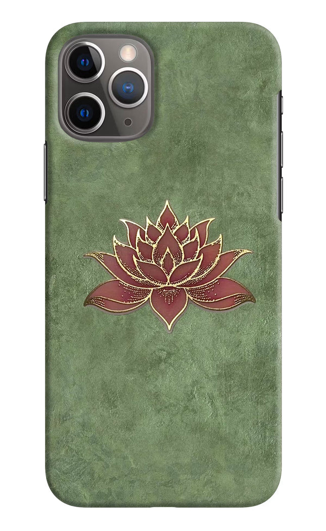 Lotus Grace iPhone 11 Pro Hard Case Back Cover by Casekaro