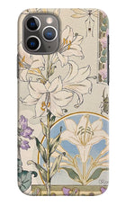White Lily iPhone 11 Pro Hard Case Back Cover by Casekaro