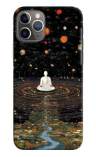 Space Monk iPhone 11 Pro Hard Case Back Cover by Casekaro