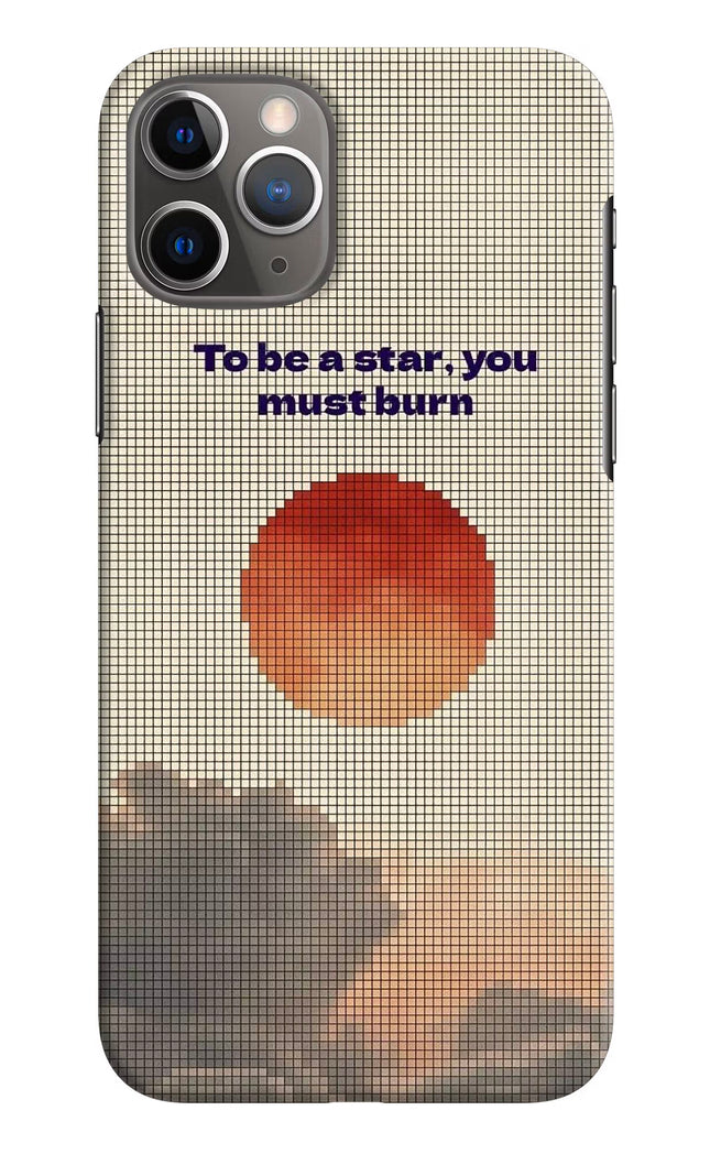 Pixel Sun iPhone 11 Pro Hard Case Back Cover by Casekaro