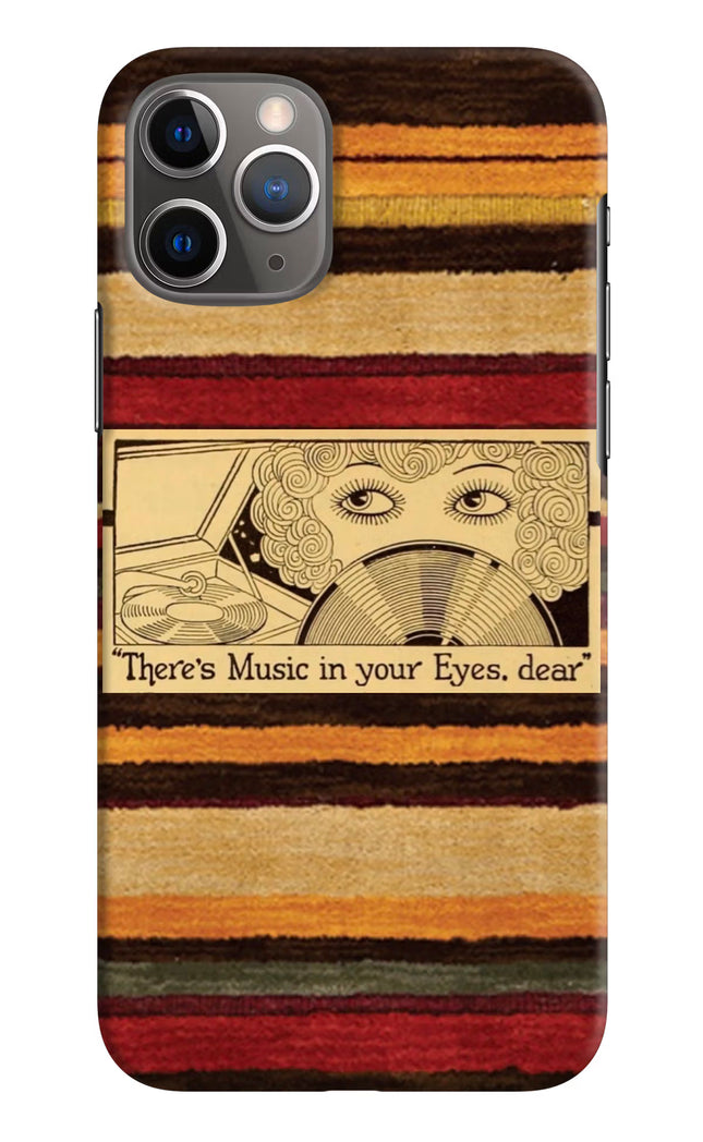 Vinyl Stripes iPhone 11 Pro Hard Case Back Cover by Casekaro