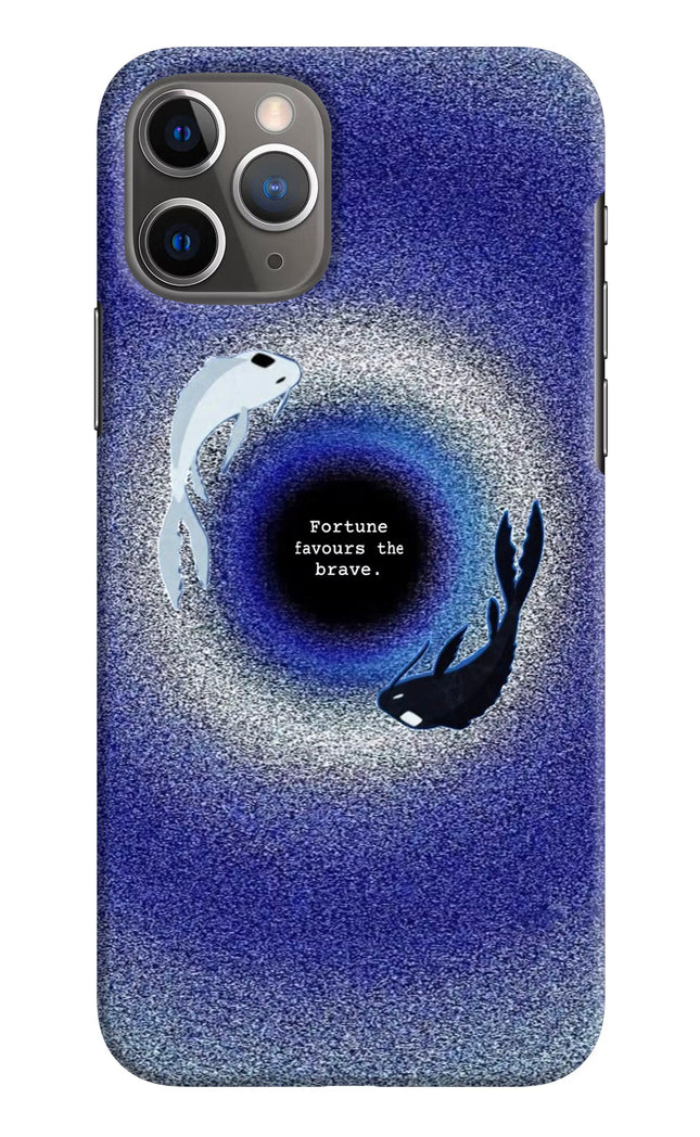 Dark Koi iPhone 11 Pro Hard Case Back Cover by Casekaro