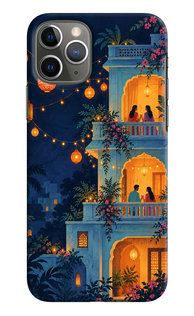 Balcony Glow iPhone 11 Pro Hard Case Back Cover by Casekaro