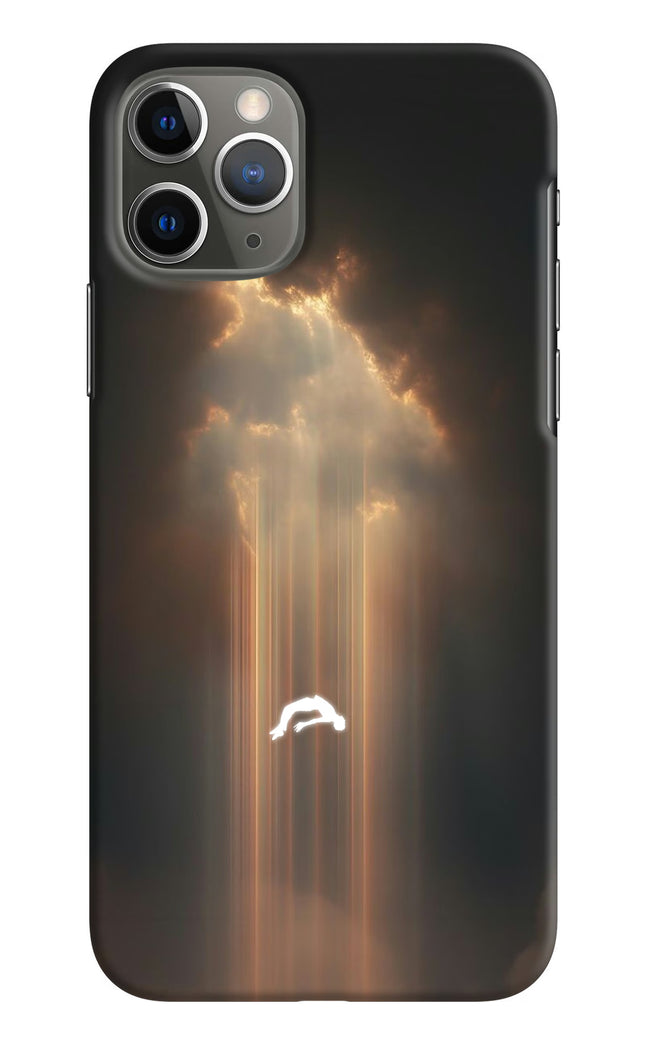 Heavenly Beam iPhone 11 Pro Hard Case Back Cover by Casekaro