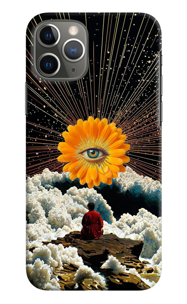 Cosmic Flower iPhone 11 Pro Hard Case Back Cover by Casekaro