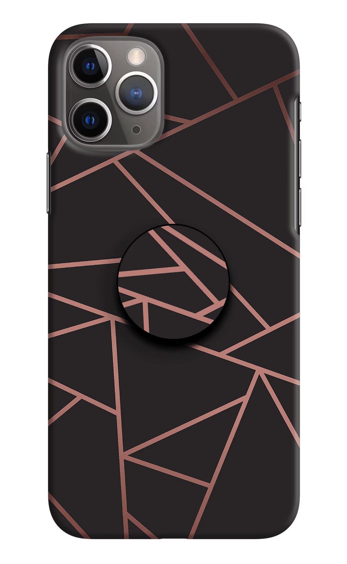 Geometric Pattern iPhone 11 Pro Pop Case by Casekaro