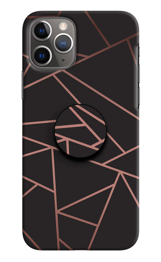 Geometric Pattern iPhone 11 Pro Pop Case by Casekaro
