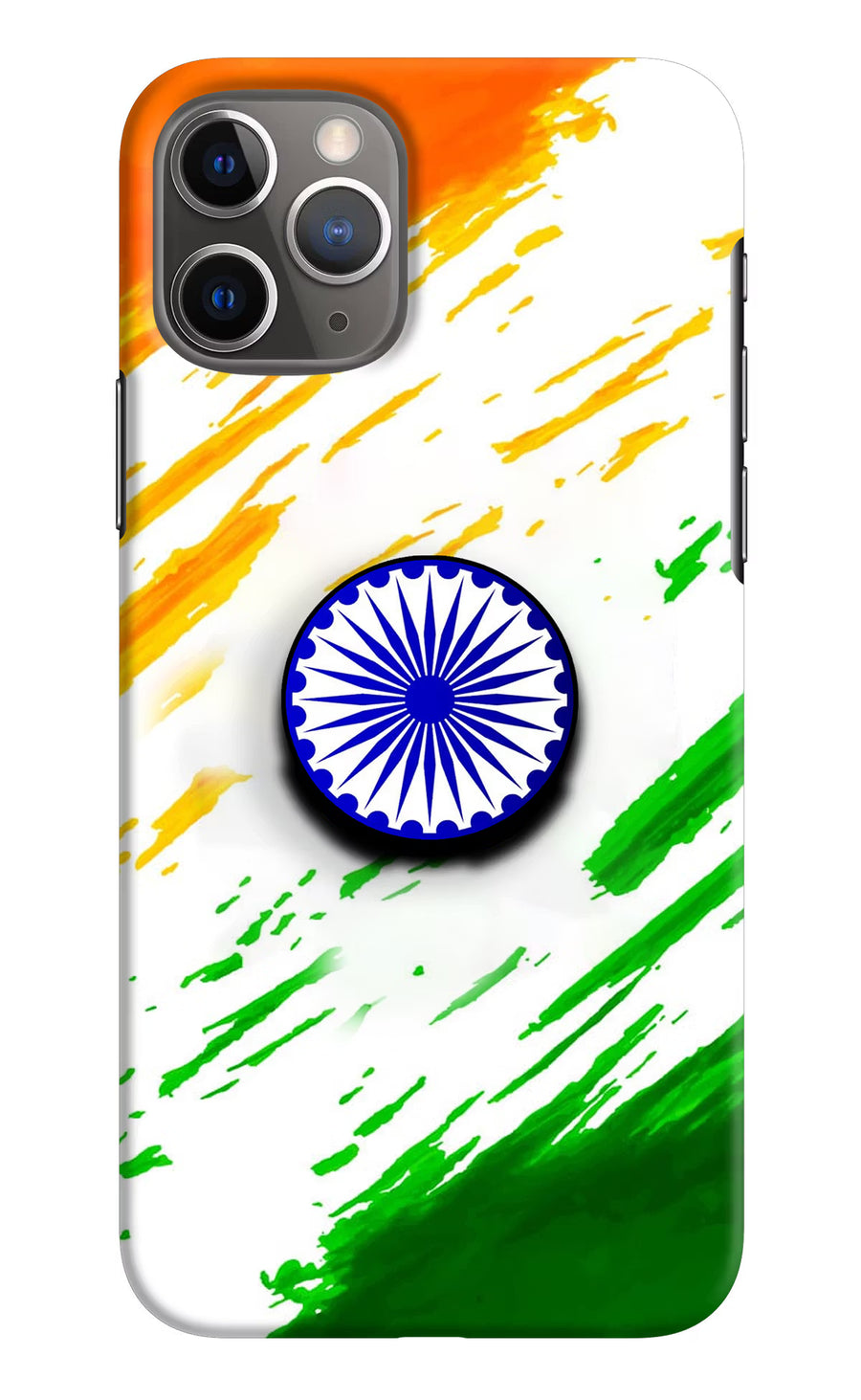 Indian Flag Ashoka Chakra iPhone 11 Pro Pop Case, Hard case