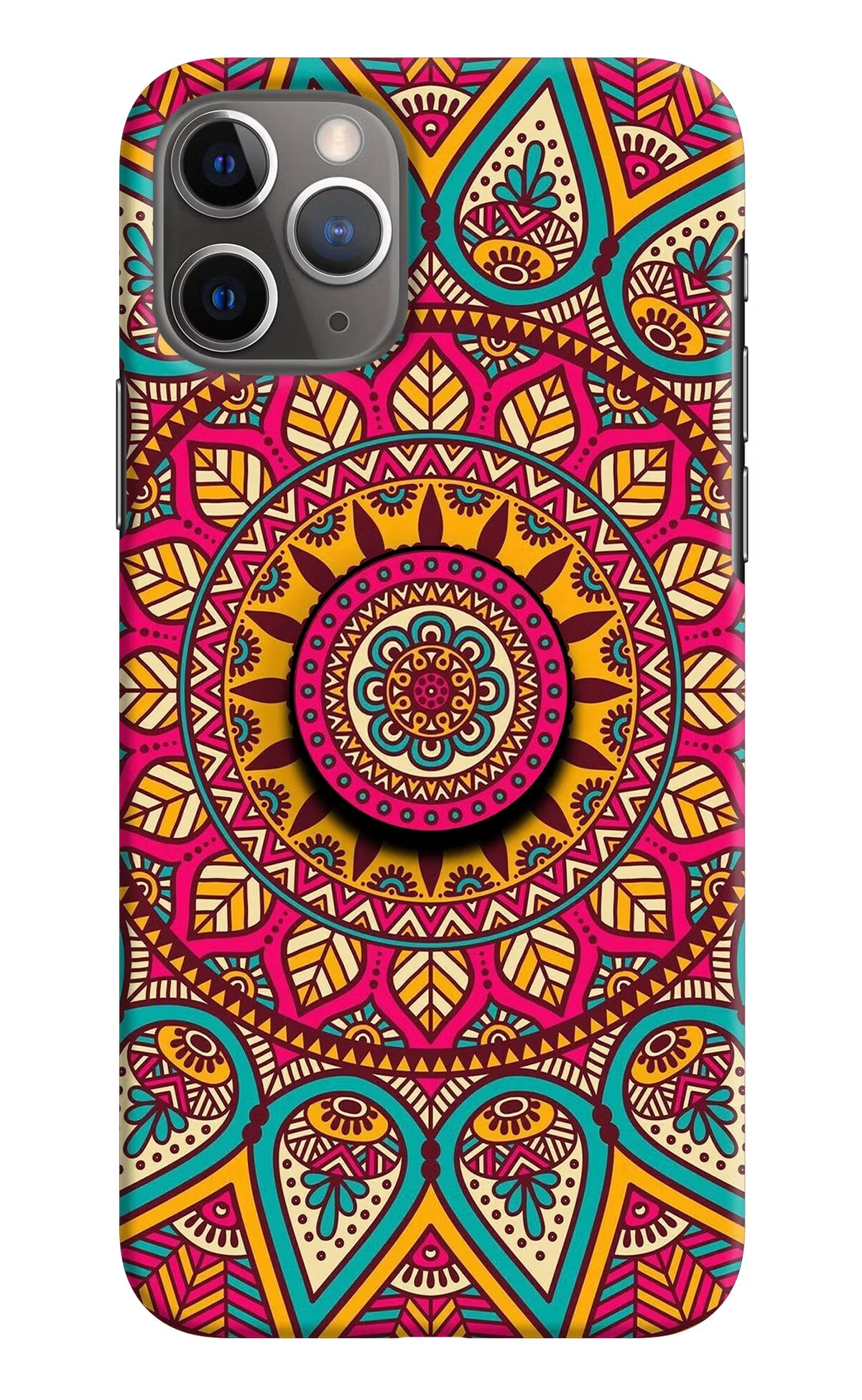 Mandala iPhone 11 Pro Pop Case by Casekaro