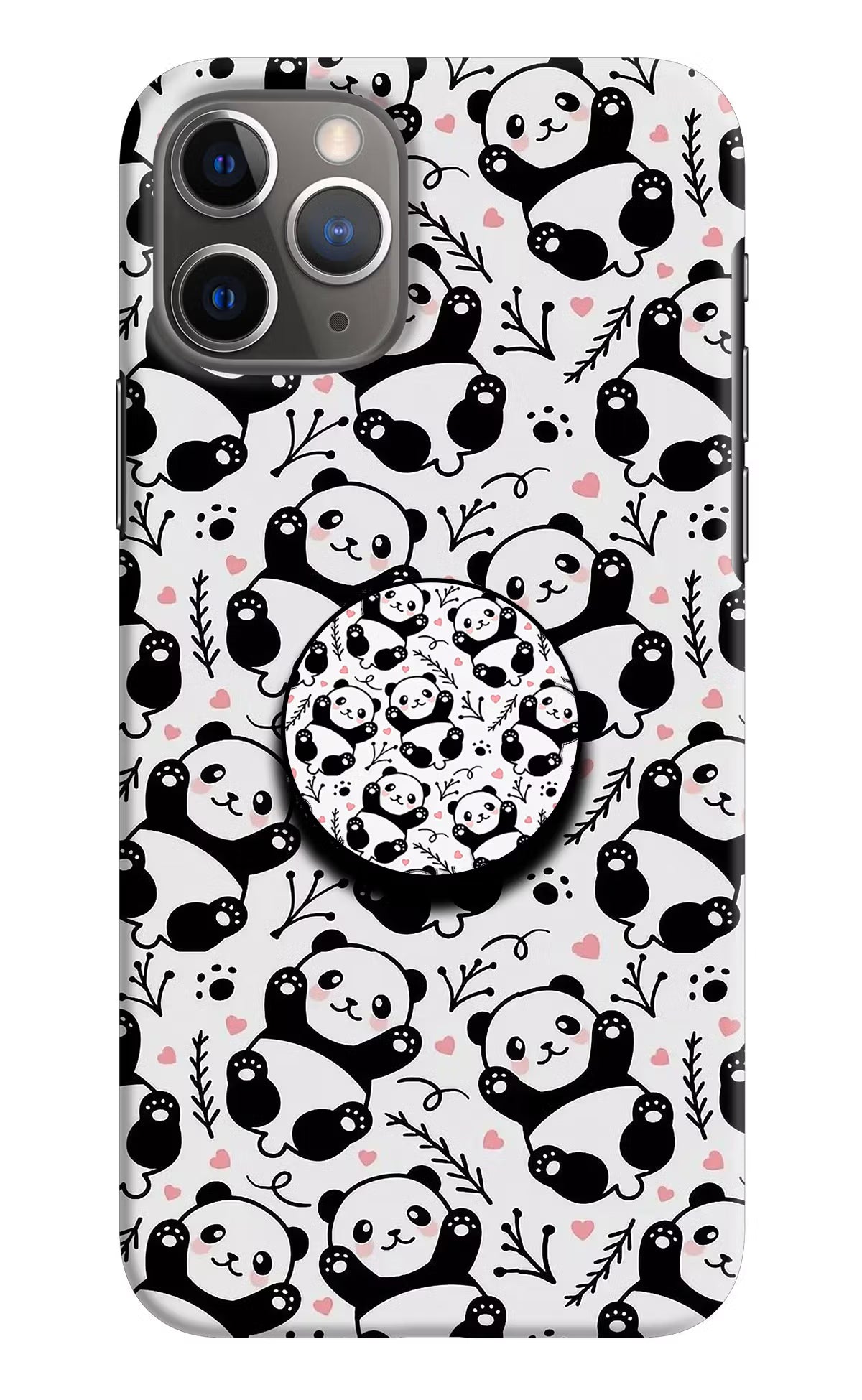 Cute Panda iPhone 11 Pro Pop Case by Casekaro