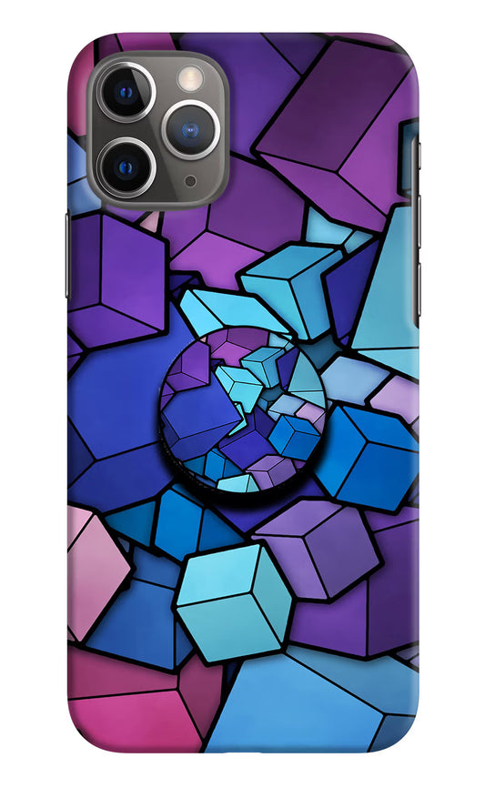 Cubic Abstract iPhone 11 Pro Pop Case by Casekaro