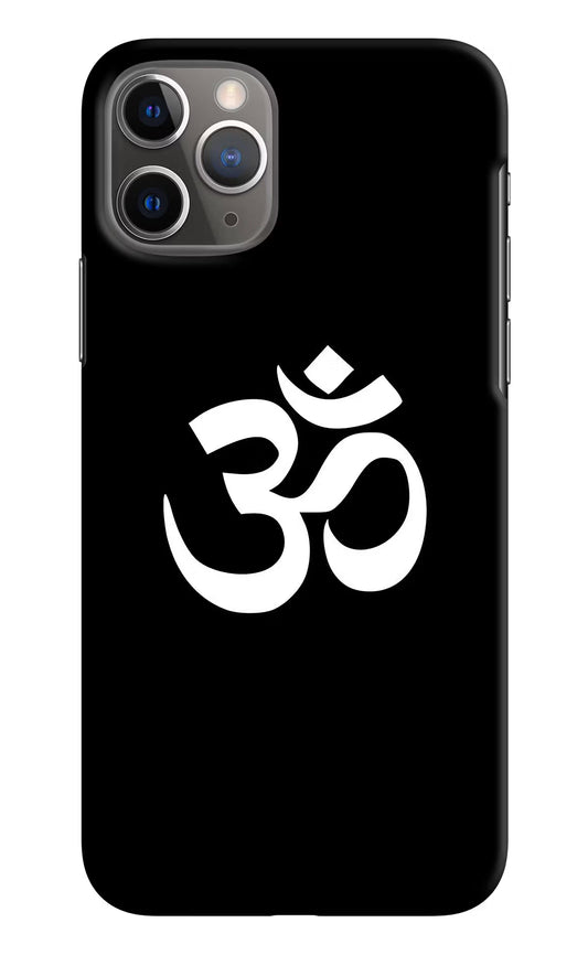 Om iPhone 11 Pro Max Hard Case Back Cover by Casekaro