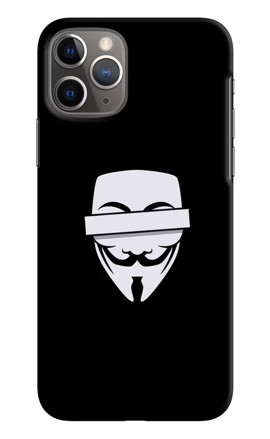 Anonymous Face iPhone 11 Pro Max Hard Case Back Cover by Casekaro