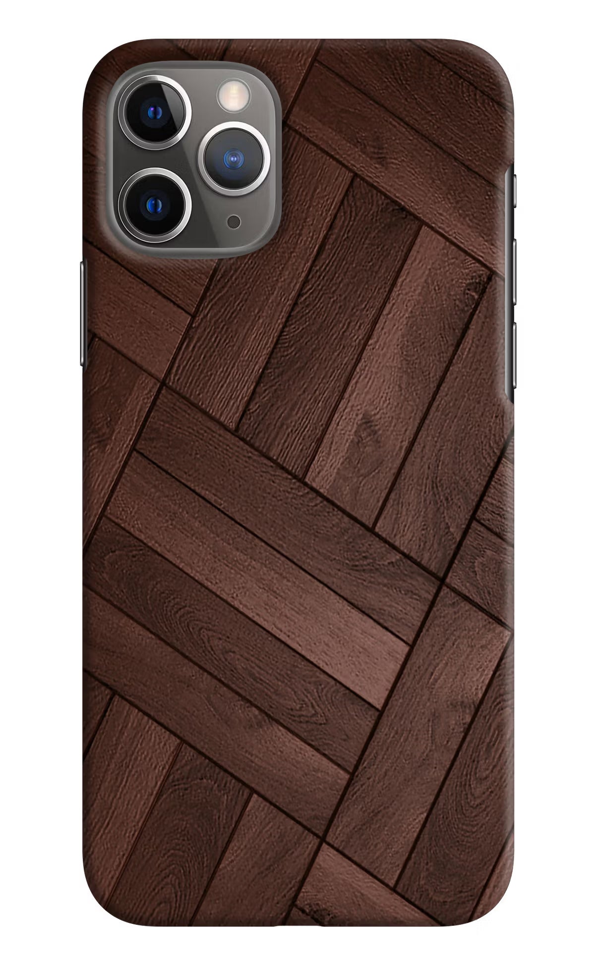 Wooden Texture Design iPhone 11 Pro Max Hard Case Back Cover by Casekaro