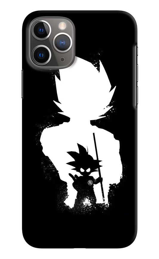 Goku Shadow iPhone 11 Pro Max Hard Case Back Cover by Casekaro