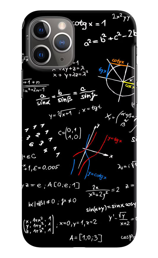 Mathematics Formula iPhone 11 Pro Max Hard Case Back Cover by Casekaro