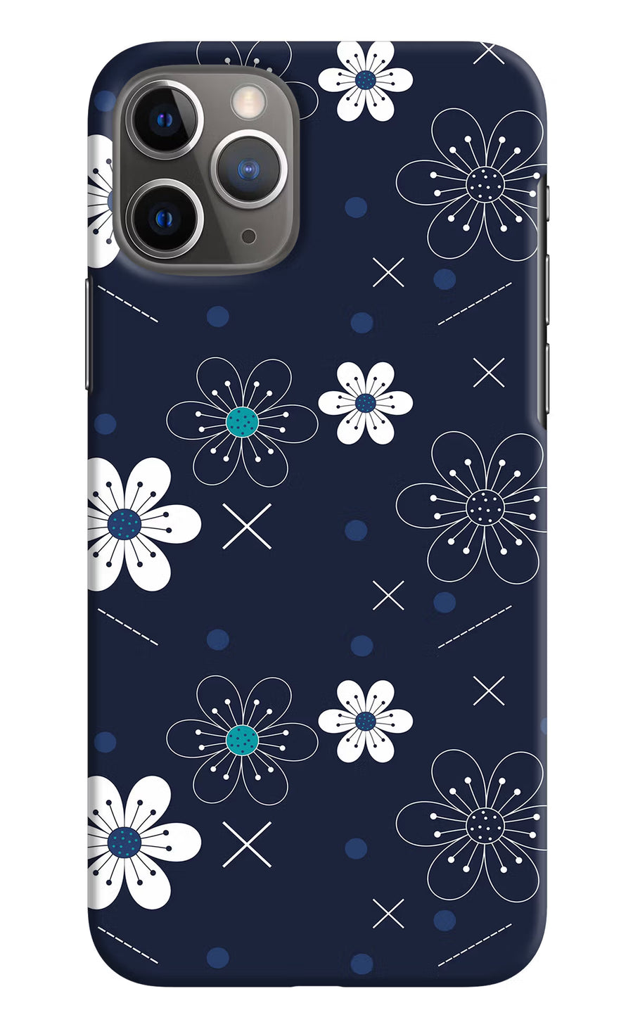Flowers iPhone 11 Pro Max Back Cover, Hard case