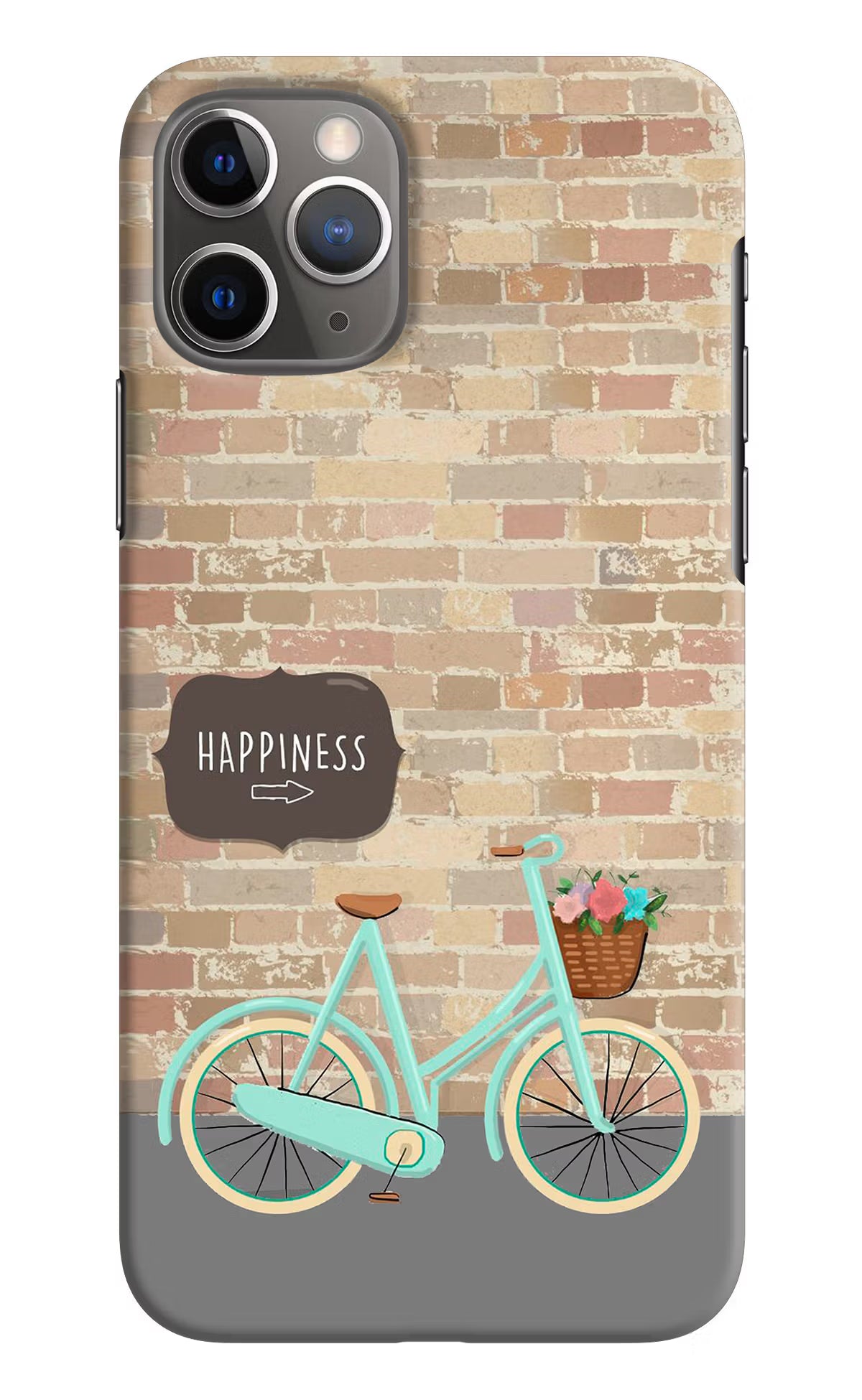 Happiness Artwork iPhone 11 Pro Max Hard Case Back Cover by Casekaro
