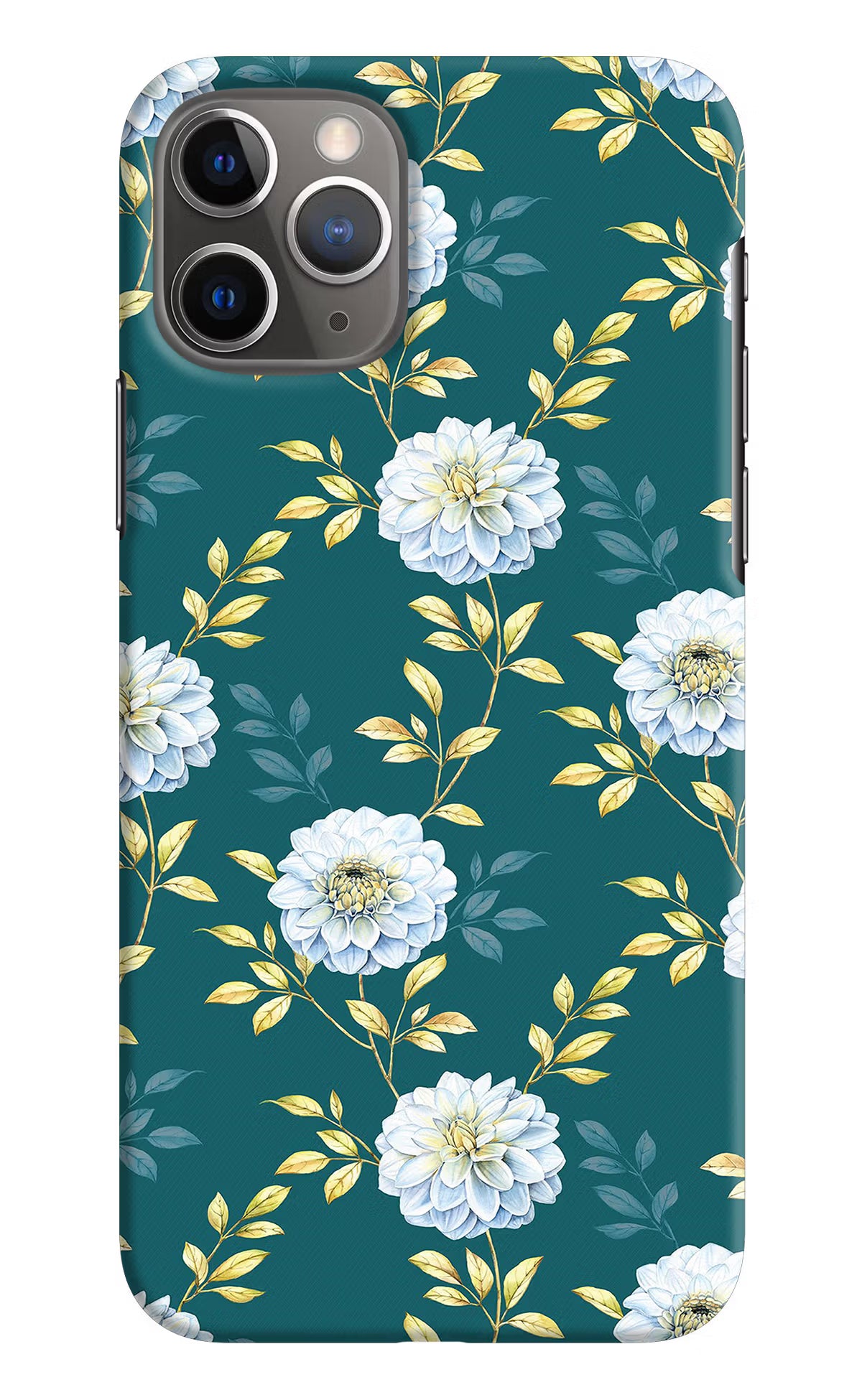 Flowers iPhone 11 Pro Max Hard Case Back Cover by Casekaro