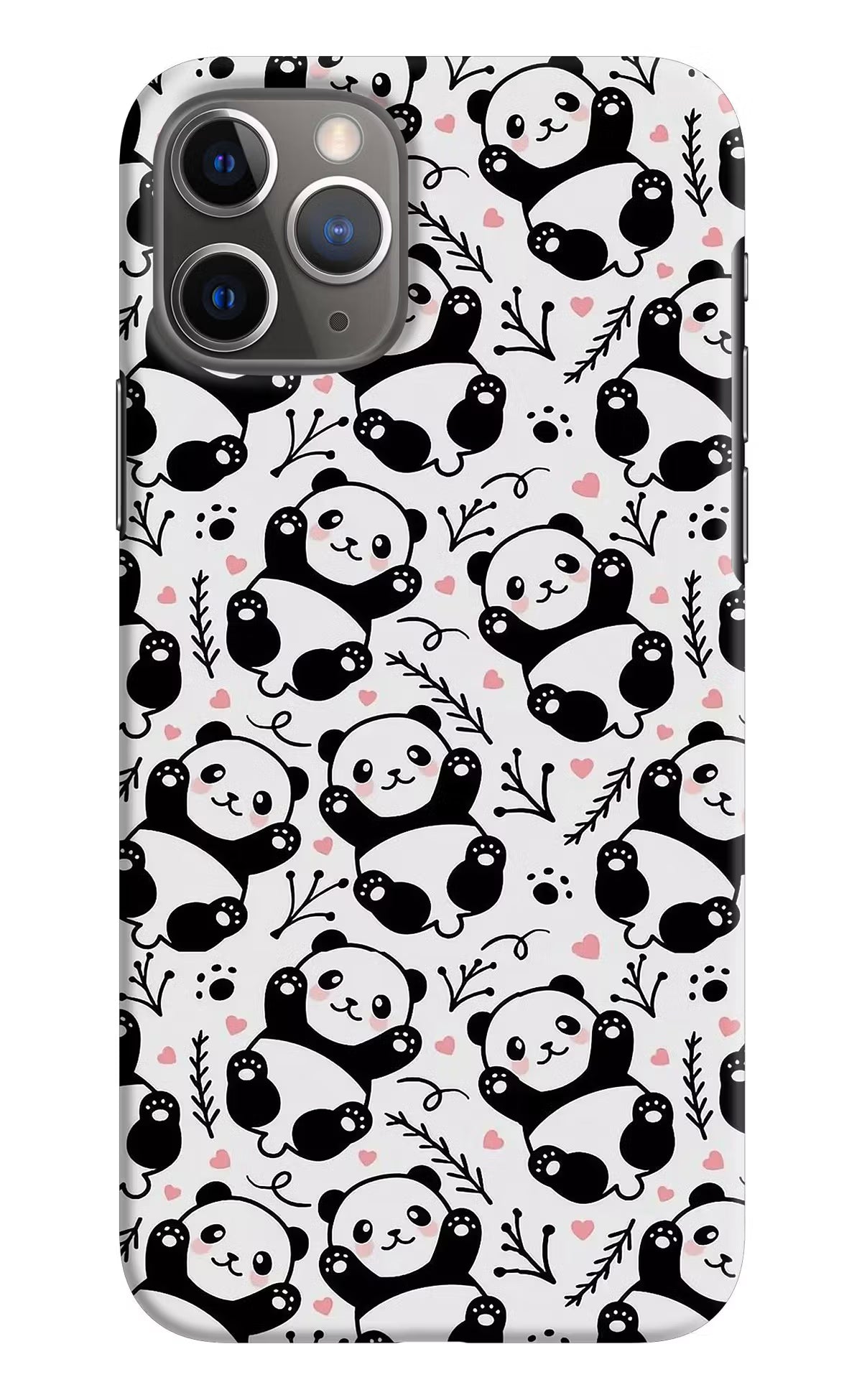 Cute Panda iPhone 11 Pro Max Hard Case Back Cover by Casekaro