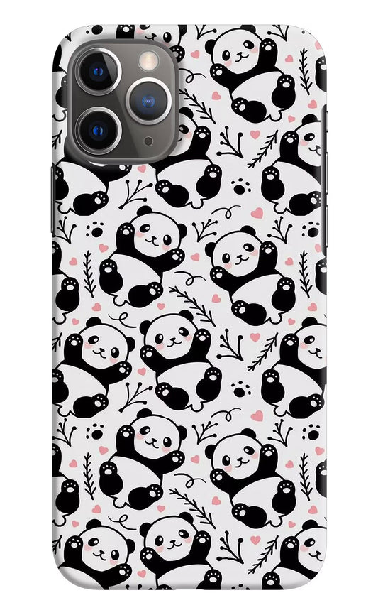 Cute Panda iPhone 11 Pro Max Hard Case Back Cover by Casekaro