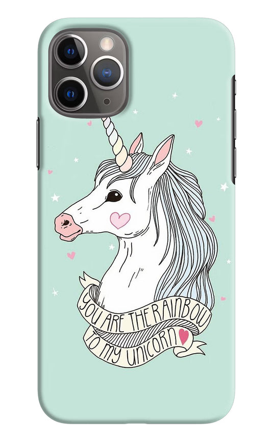 Unicorn Wallpaper iPhone 11 Pro Max Hard Case Back Cover by Casekaro