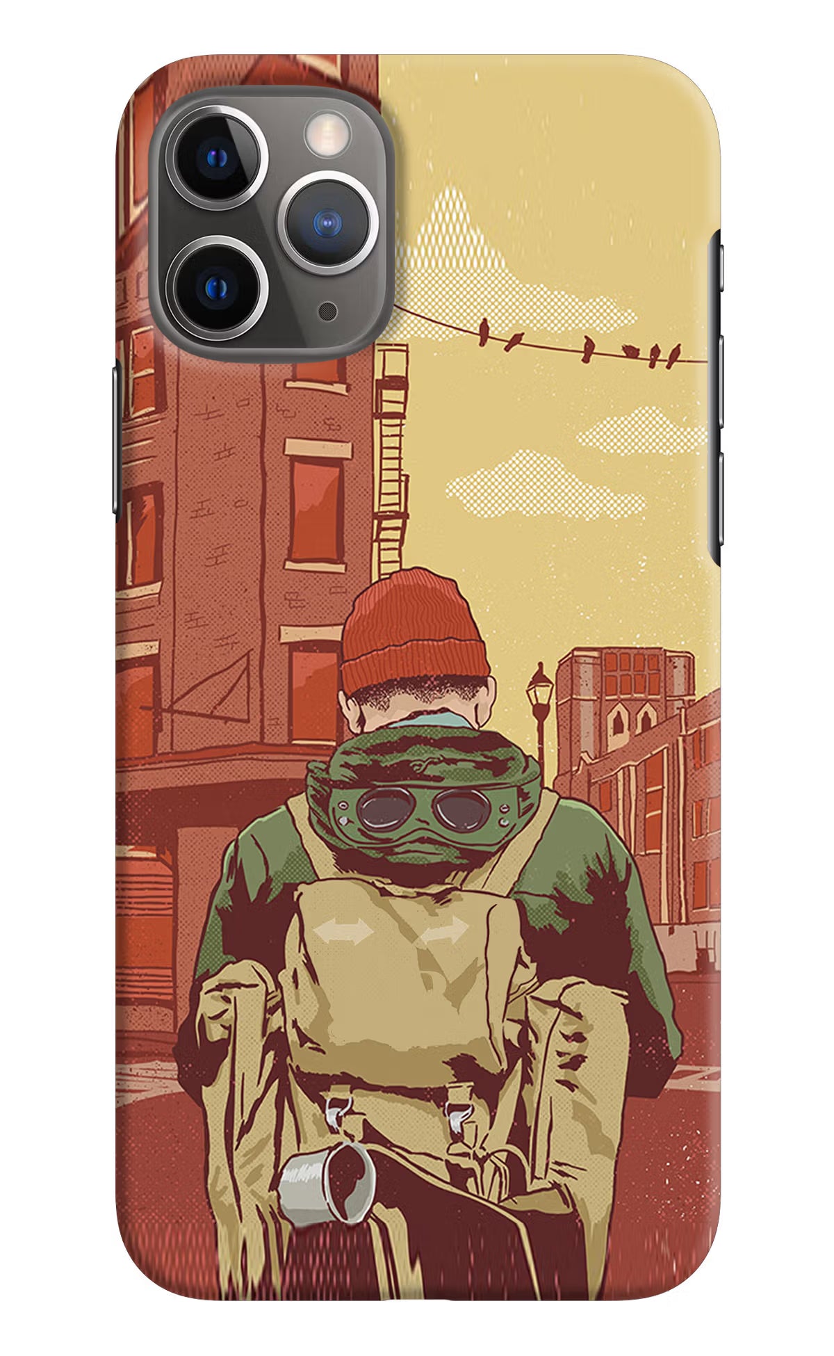 Adventurous iPhone 11 Pro Max Hard Case Back Cover by Casekaro