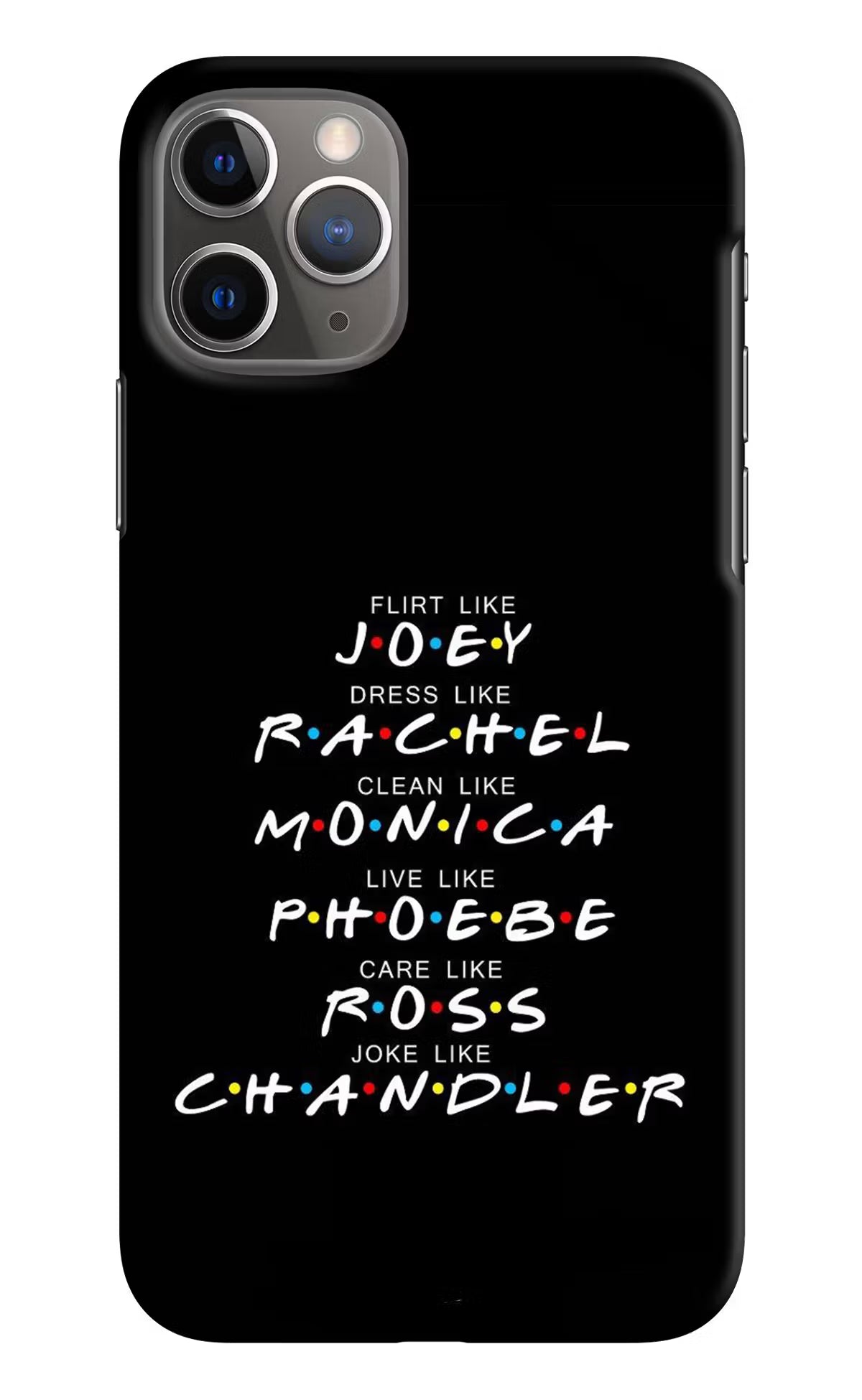 FRIENDS Character iPhone 11 Pro Max Hard Case Back Cover by Casekaro