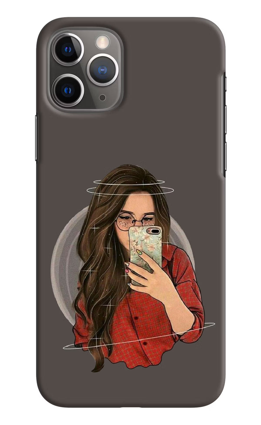 Selfie Queen iPhone 11 Pro Max Back Cover, Hard case