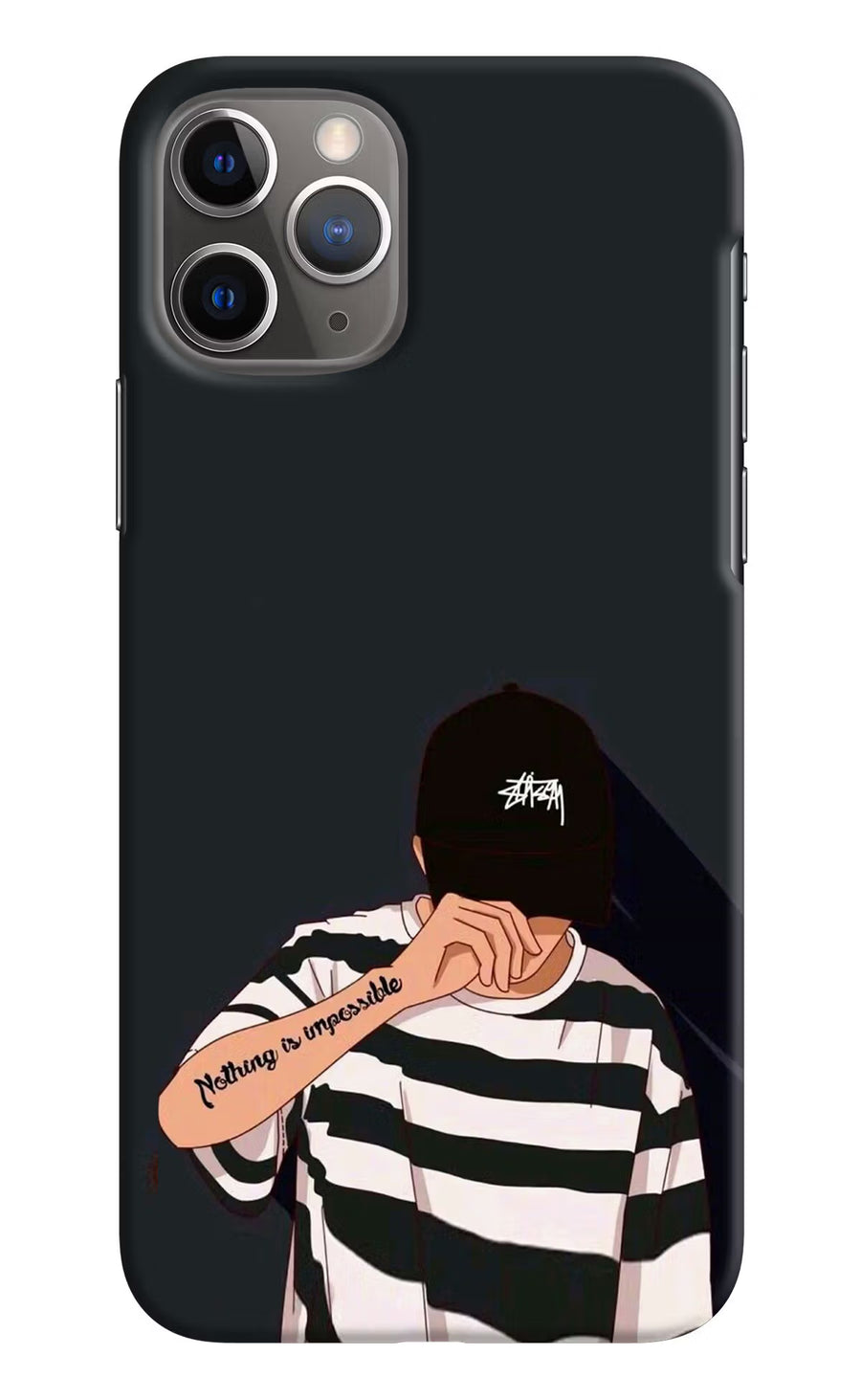 Aesthetic Boy iPhone 11 Pro Max Back Cover, Hard case