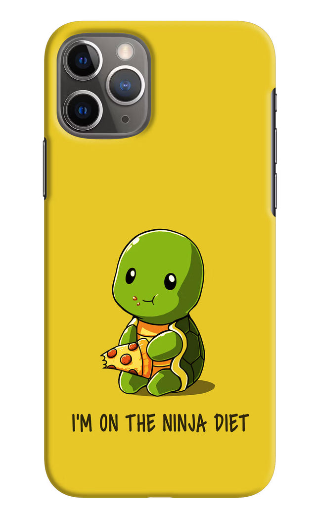 I'm on Ninja Diet iPhone 11 Pro Max Hard Case Back Cover by Casekaro