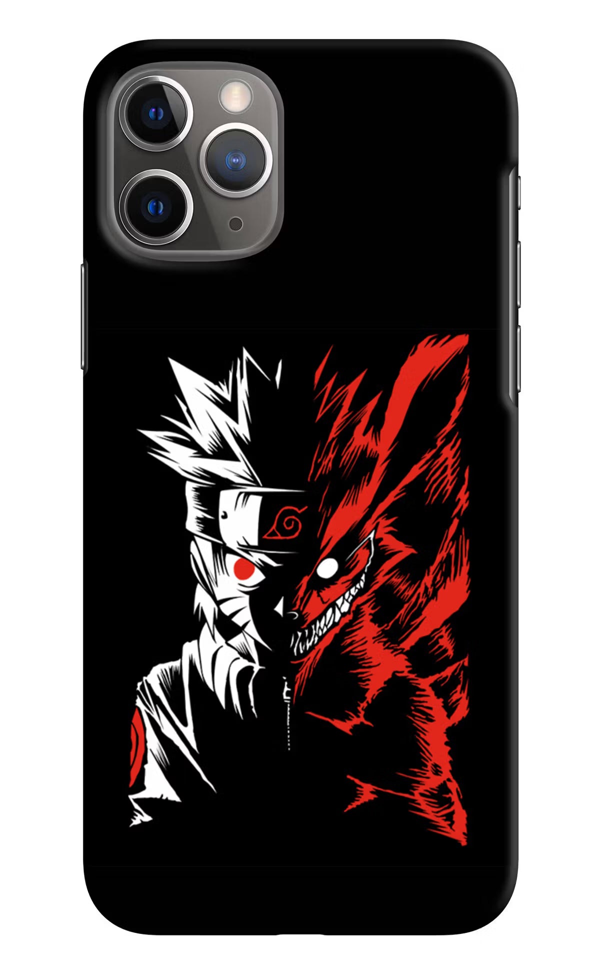 Naruto Two Face iPhone 11 Pro Max Hard Case Back Cover by Casekaro