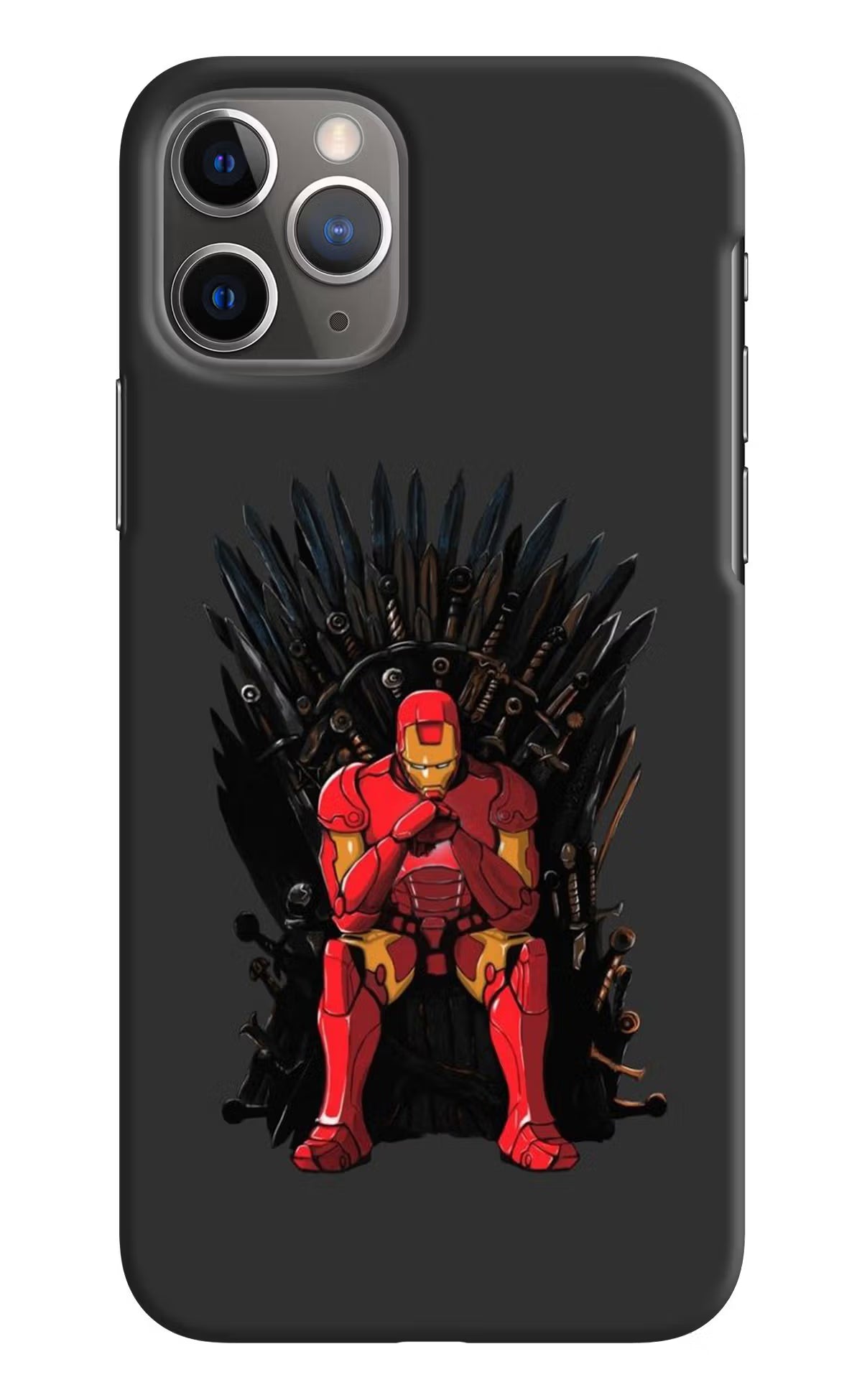 Ironman Throne iPhone 11 Pro Max Hard Case Back Cover by Casekaro