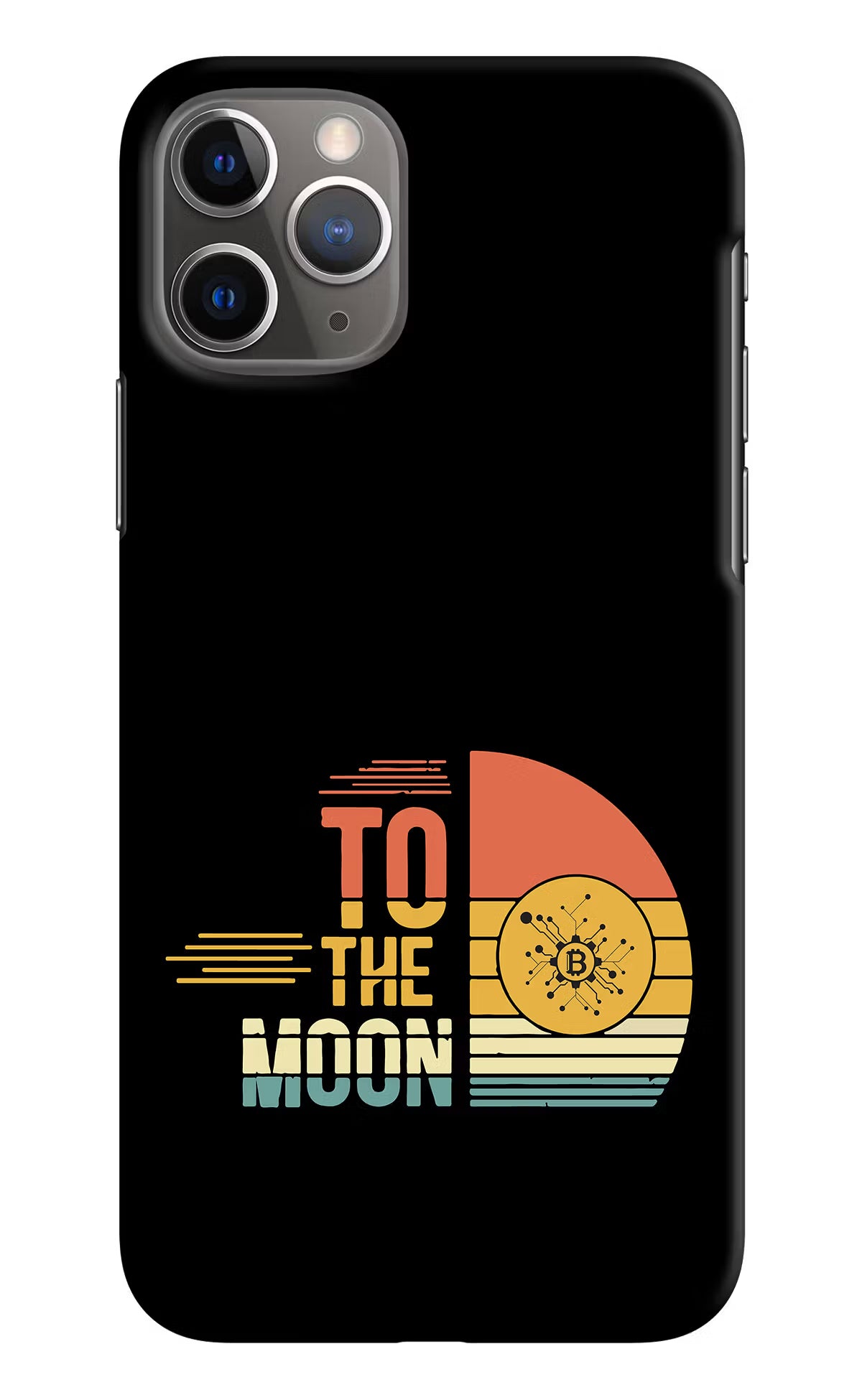 To the Moon iPhone 11 Pro Max Hard Case Back Cover by Casekaro
